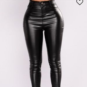 Faux leather Fashion nova pants